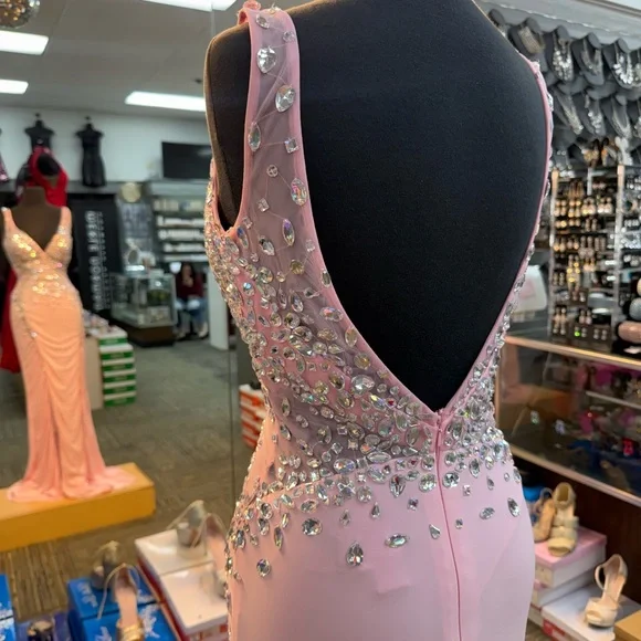 MAC DUGGAL SZ-4 10006M LIGHT PINK PROM/FORMAL/PAGENT - Picture 5 of 7